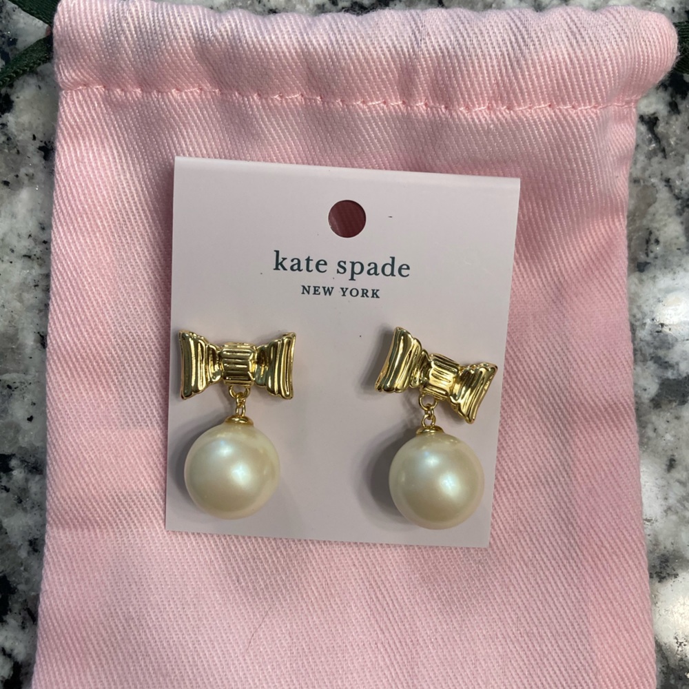 Brand New Kate Spade Pearl Earrings